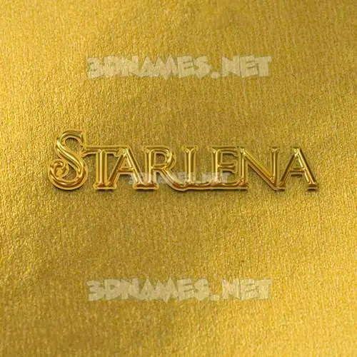 starlena in All Gold style - 3D name wallpaper starlena in All Gold style - 3D name wallpaper