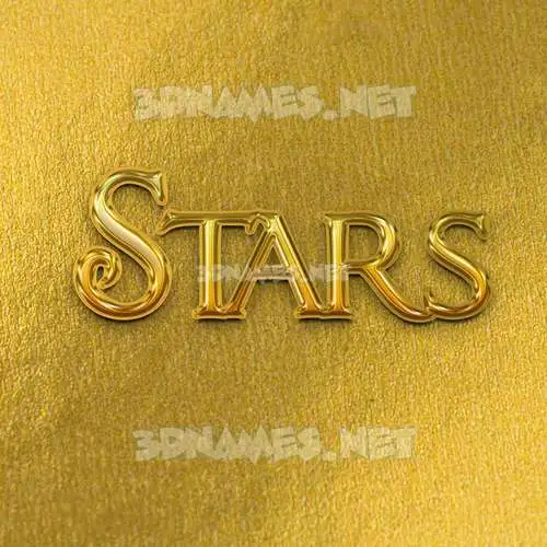stars in All Gold style - 3D name wallpaper stars in All Gold style - 3D name wallpaper