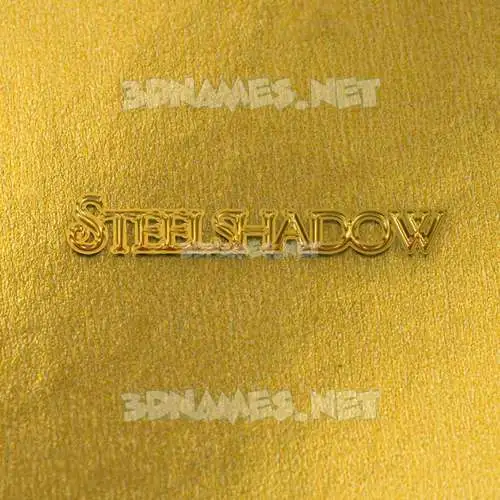 steelshadow in All Gold style - 3D name wallpaper steelshadow in All Gold style - 3D name wallpaper