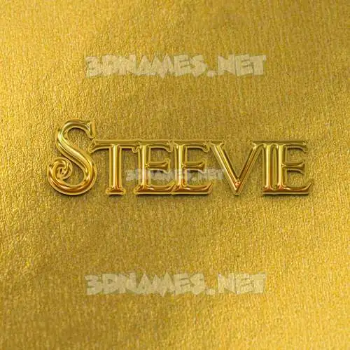 steevie in All Gold style - 3D name wallpaper steevie in All Gold style - 3D name wallpaper