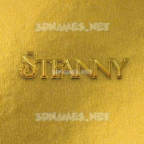 stfanny in All Gold style - 3D name wallpaper stfanny in All Gold style - 3D name wallpaper