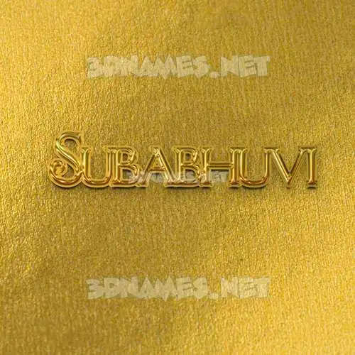 subabhuvi in All Gold style - 3D name wallpaper subabhuvi in All Gold style - 3D name wallpaper