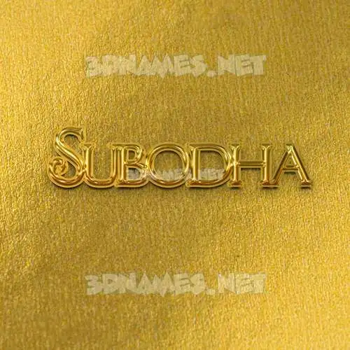 subodha in All Gold style - 3D name wallpaper subodha in All Gold style - 3D name wallpaper