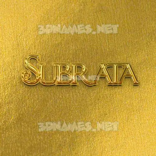subrata in All Gold style - 3D name wallpaper subrata in All Gold style - 3D name wallpaper