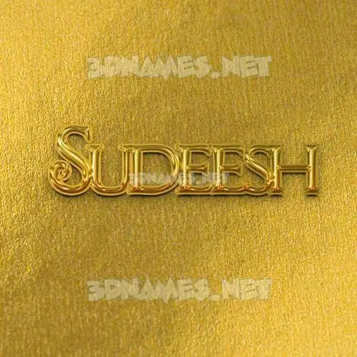 sudeesh in All Gold style - 3D name wallpaper sudeesh in All Gold style - 3D name wallpaper