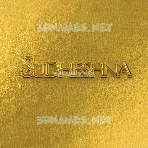 sudheshna in All Gold style - 3D name wallpaper sudheshna in All Gold style - 3D name wallpaper
