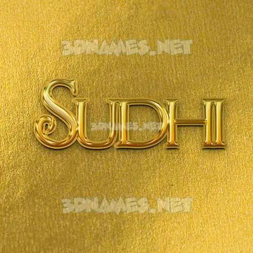 sudhi in All Gold style - 3D name wallpaper sudhi in All Gold style - 3D name wallpaper