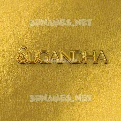sugandha in All Gold style - 3D name wallpaper sugandha in All Gold style - 3D name wallpaper
