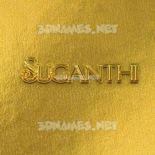 suganthi in All Gold style - 3D name wallpaper suganthi in All Gold style - 3D name wallpaper