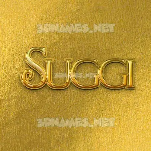 suggi in All Gold style - 3D name wallpaper suggi in All Gold style - 3D name wallpaper