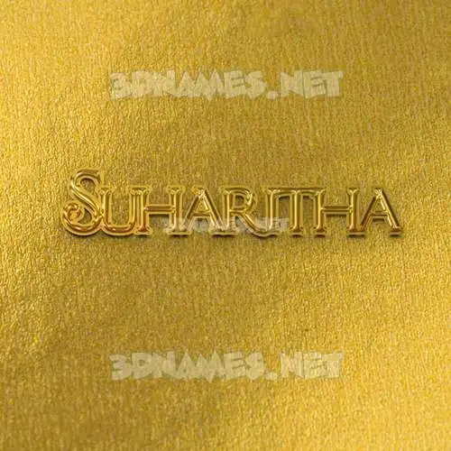 suharitha in All Gold style - 3D name wallpaper suharitha in All Gold style - 3D name wallpaper