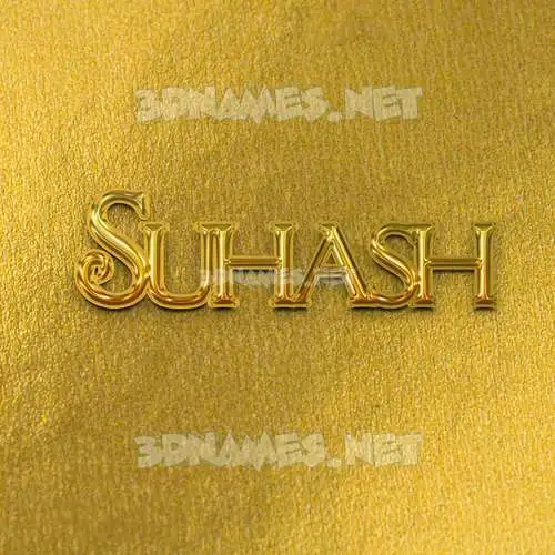 suhash in All Gold style - 3D name wallpaper suhash in All Gold style - 3D name wallpaper