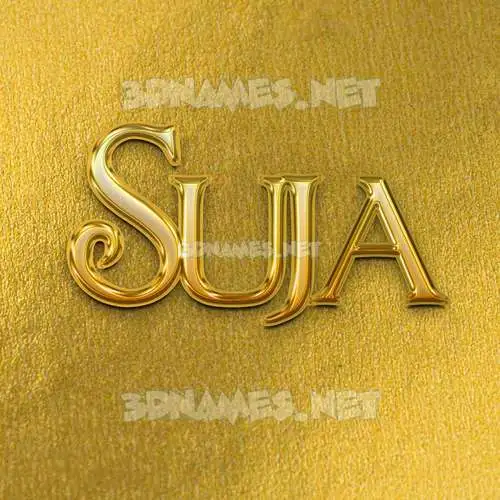 suja in All Gold style - 3D name wallpaper suja in All Gold style - 3D name wallpaper