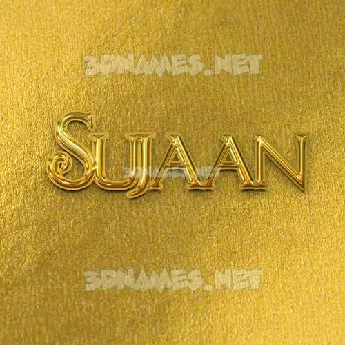 sujaan in All Gold style - 3D name wallpaper sujaan in All Gold style - 3D name wallpaper