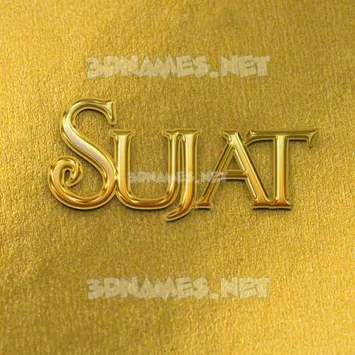 sujat in All Gold style - 3D name wallpaper sujat in All Gold style - 3D name wallpaper