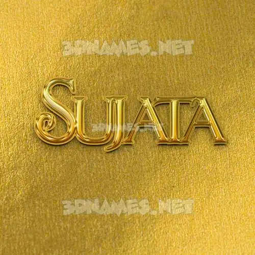 sujata in All Gold style - 3D name wallpaper sujata in All Gold style - 3D name wallpaper