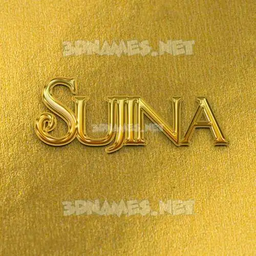 sujina in All Gold style - 3D name wallpaper sujina in All Gold style - 3D name wallpaper