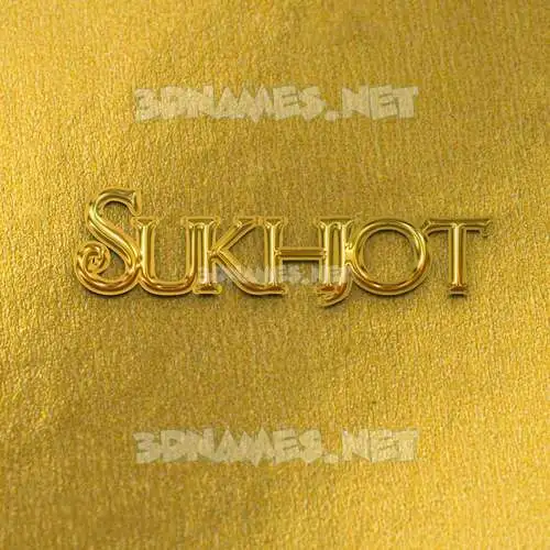 sukhjot in All Gold style - 3D name wallpaper sukhjot in All Gold style - 3D name wallpaper