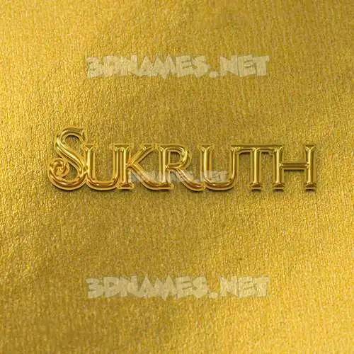 sukruth in All Gold style - 3D name wallpaper sukruth in All Gold style - 3D name wallpaper