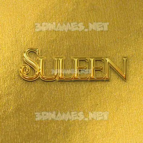 suleen in All Gold style - 3D name wallpaper suleen in All Gold style - 3D name wallpaper
