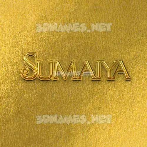 sumaiya in All Gold style - 3D name wallpaper sumaiya in All Gold style - 3D name wallpaper