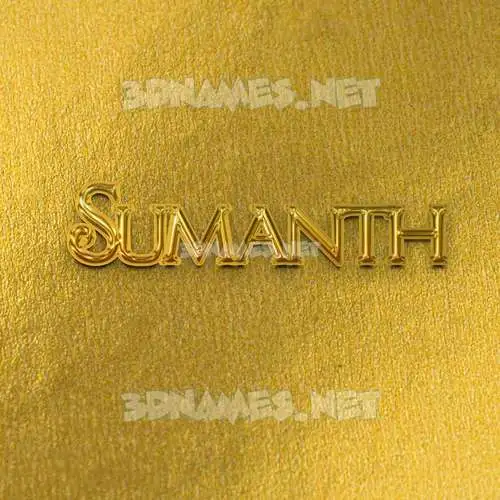 sumanth in All Gold style - 3D name wallpaper sumanth in All Gold style - 3D name wallpaper