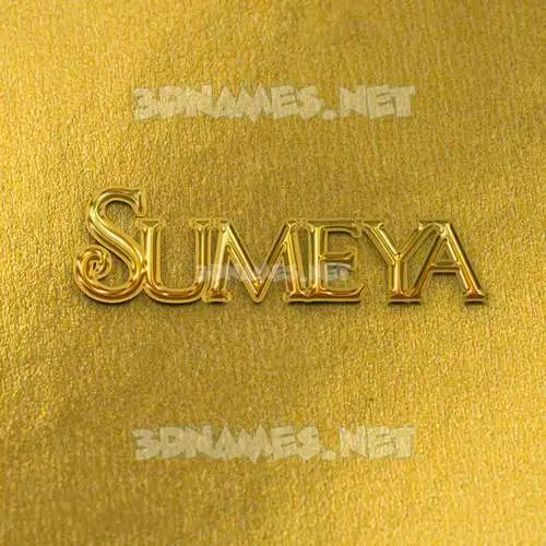 sumeya in All Gold style - 3D name wallpaper sumeya in All Gold style - 3D name wallpaper