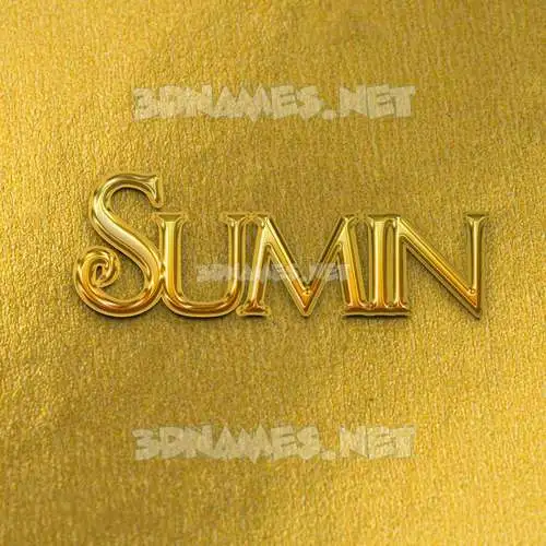 sumin in All Gold style - 3D name wallpaper sumin in All Gold style - 3D name wallpaper
