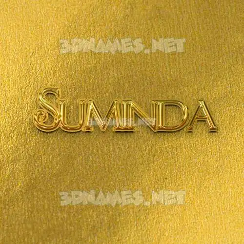 suminda in All Gold style - 3D name wallpaper suminda in All Gold style - 3D name wallpaper