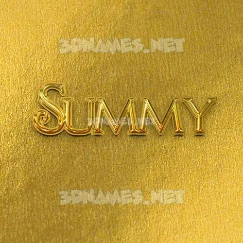 summy in All Gold style - 3D name wallpaper summy in All Gold style - 3D name wallpaper