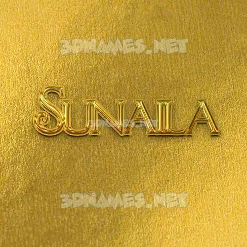 sunaila in All Gold style - 3D name wallpaper sunaila in All Gold style - 3D name wallpaper
