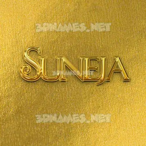 suneja in All Gold style - 3D name wallpaper suneja in All Gold style - 3D name wallpaper