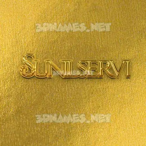 sunilservi in All Gold style - 3D name wallpaper sunilservi in All Gold style - 3D name wallpaper