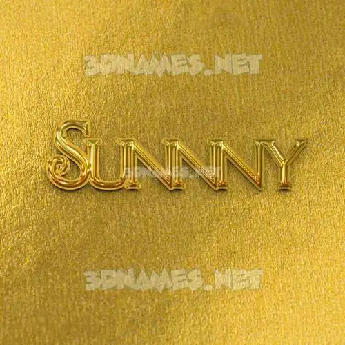 sunnny in All Gold style - 3D name wallpaper sunnny in All Gold style - 3D name wallpaper