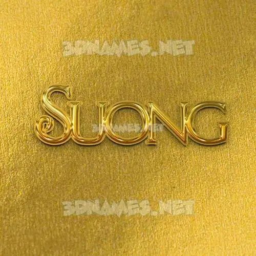 suong in All Gold style - 3D name wallpaper suong in All Gold style - 3D name wallpaper