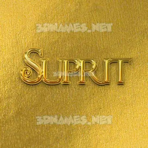 suprit in All Gold style - 3D name wallpaper suprit in All Gold style - 3D name wallpaper
