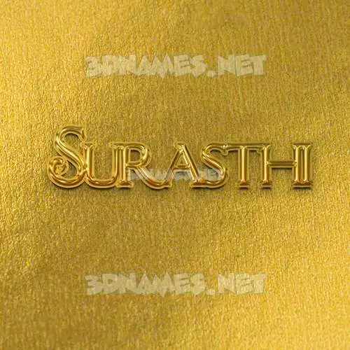 surasthi in All Gold style - 3D name wallpaper surasthi in All Gold style - 3D name wallpaper