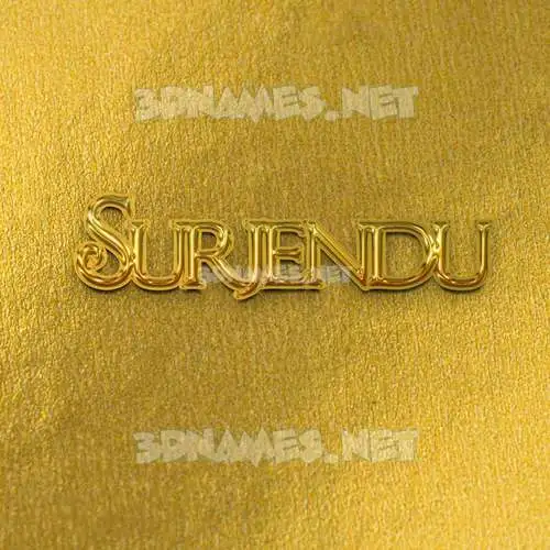 surjendu in All Gold style - 3D name wallpaper surjendu in All Gold style - 3D name wallpaper