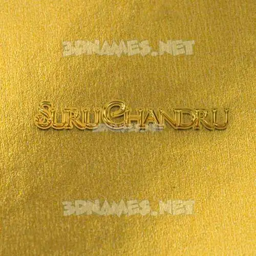 suru chandru in All Gold style - 3D name wallpaper suru chandru in All Gold style - 3D name wallpaper