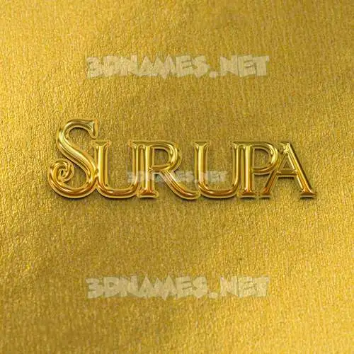 surupa in All Gold style - 3D name wallpaper surupa in All Gold style - 3D name wallpaper