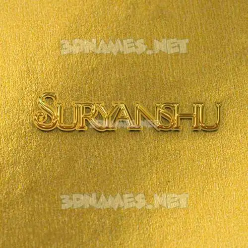 suryanshu in All Gold style - 3D name wallpaper suryanshu in All Gold style - 3D name wallpaper