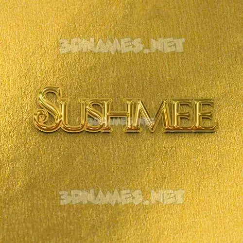 sushmee in All Gold style - 3D name wallpaper sushmee in All Gold style - 3D name wallpaper