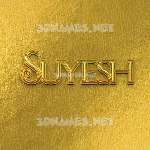 suyesh in All Gold style - 3D name wallpaper suyesh in All Gold style - 3D name wallpaper