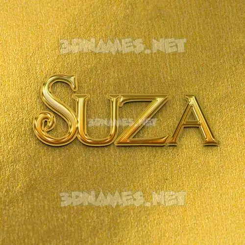 suza in All Gold style - 3D name wallpaper suza in All Gold style - 3D name wallpaper