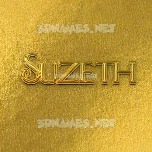 suzeth in All Gold style - 3D name wallpaper suzeth in All Gold style - 3D name wallpaper