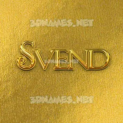 svend in All Gold style - 3D name wallpaper svend in All Gold style - 3D name wallpaper