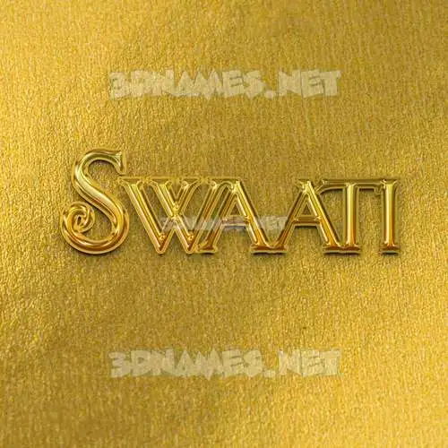 swaati in All Gold style - 3D name wallpaper swaati in All Gold style - 3D name wallpaper