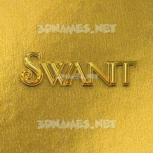 swanit in All Gold style - 3D name wallpaper swanit in All Gold style - 3D name wallpaper