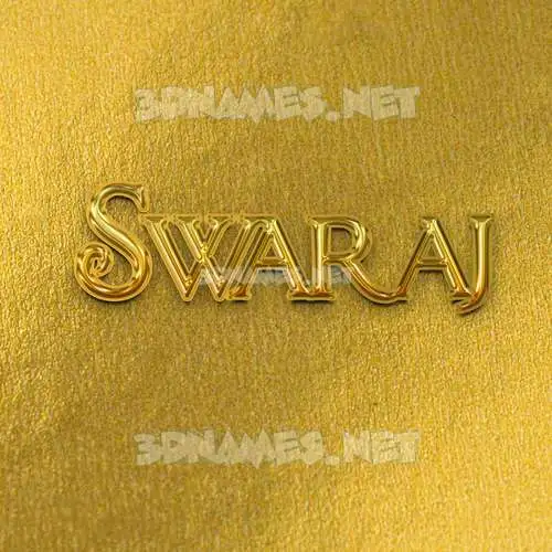 swaraj in All Gold style - 3D name wallpaper swaraj in All Gold style - 3D name wallpaper