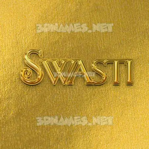 swasti in All Gold style - 3D name wallpaper swasti in All Gold style - 3D name wallpaper
